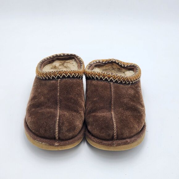 UGG Women's Tasman Brown Suede Slide Slippers Size 8 - Picture 2 of 8